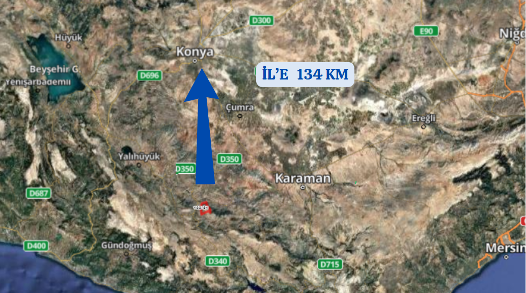 KONYA HADİM KALINAĞIL KÖYÜNDE 833M² BAĞIMIZ SATILIKTIR. - KONYA HADİM fotoğraf 8